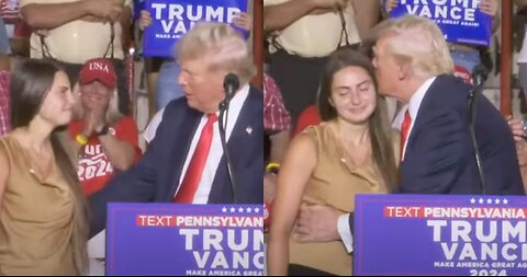 Watch Trump Reveals Mystery Woman Who Saved His Life