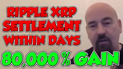 RIPPLE LAWYER: XRP SETTLEMENT WITHIN DAYS 💥 99% ARE CLUELESS ABOUT THIS🚨