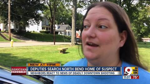 Deputies search north Bend home of shooting suspect