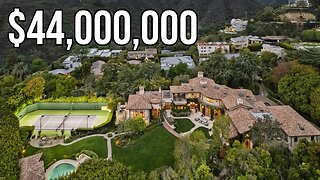 $44 Million Pacific Palisades Villa | Mansion Tour