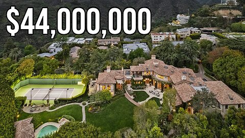 $44 Million Pacific Palisades Villa | Mansion Tour