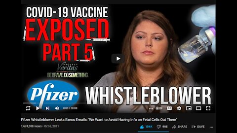 Pfizer Whistleblower Leaks Execs Emails: ‘We Want to Avoid Having Info on Fetal Cells Out There'