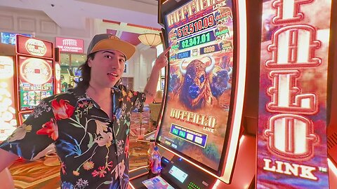 I Played A $12,510 Caesars Palace Slot Machine... and HERE'S WHAT HAPPENED!
