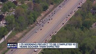 I-75 project will be done years earlier