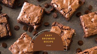 Vegan Gluten Free Chocolate Brownies - Vegan Brownies Recipe