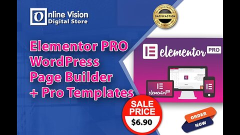Buy Elementor Pro Only For $6.90 | Elementor Pro Wordpress Page Builder | Original License Key