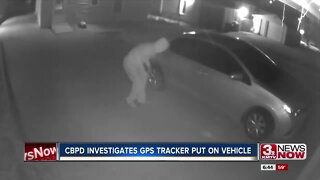 CBPD investigates GPS tracker put on vehicle