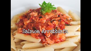 Smoke Salmon Arrabbiata Recipe