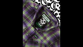 Unboxing Misfits Dixxon Flannel Shirt & Misfits ReAction Carry Case with Neon Green Fiend Figure