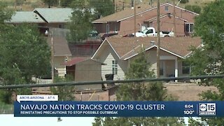 Navajo Nation tracks COVID-19 cluster