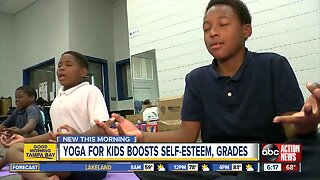 Yoga helping St. Pete kids boost self-esteem, raise grades