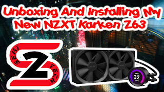 Unboxing And Installing NZXT Karken X63 AIO CPU Cooler