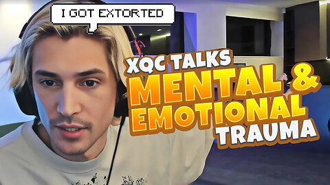 xQc hints at being EXTORTED and BLACKMAILED by Adeptthebest, talks about "couples" therapy