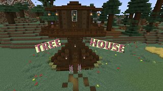 How To Build A Treehouse Starter Home | Minecraft