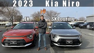 The all-new 2023 Kia NIRO EX vs SX Touring