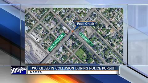 Two passengers struck and killed during police pursuit in Nampa