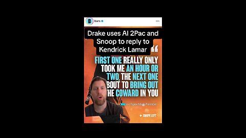 Drake uses AI voices of Tupac and Snoop to diss Kendrick Lamar
