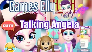 Gata Angela - Talking Angela #gamesplay #DIBUJOS #desenhos