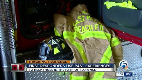 First responders in Florida willing to help states impacted by Hurricane Florence