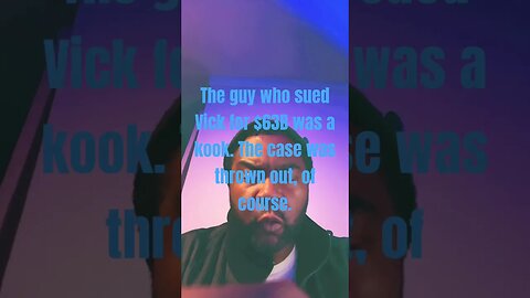 Have you ever been sued? Have you been sued for $63,000,000,000? #NFLVick