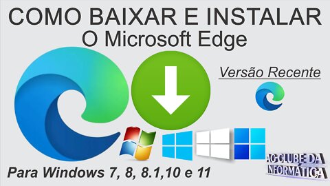 Como BAIXAR, Atualizar e INSTALAR Microsoft Edge