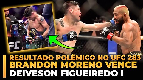 BRANDON MORENO VENCE DEIVESON FIGUEIREDO NO UFC 283!