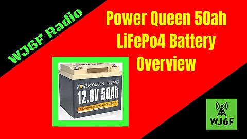 Power Queen 50ah Lithium Battery (LiFiPo4) Overview