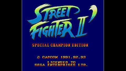Streaming Street Fighter Champion Edition for MAME Arcade emulator.