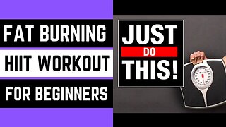 Fat burning HIIT home workout for beginners