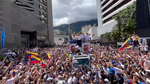 Massive Turnout for Venezuelan Opposition Leader María Corina Machado