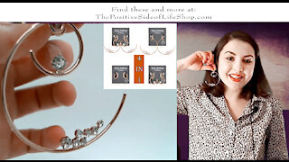 *New Design* 4-In-1 Earrings - The Positive Side of Life