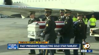 Past presidents neglecting Gold Star Families?