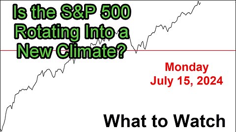 S&P 500 What to Watch for Monday July 15, 2024