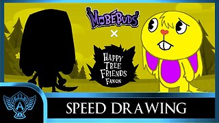 Speed Drawing: Happy Tree Friends Fanon - Randol | Mobebuds Style