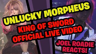 Unlucky Morpheus - Knight of Sword (Official LIVE video) - Roadie Reacts