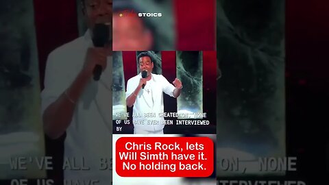 Chris Rock lets Will Smith has it, no holding back, no filters