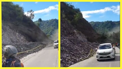 Mountain erosion in Thailand, it' s dangerous