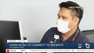 Nurse uses songs to connect with patients