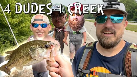 How to fish a crowded creek!