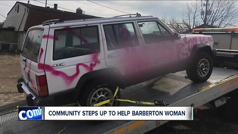 Body shop repairs Jeep vandalized with racial slurs for free