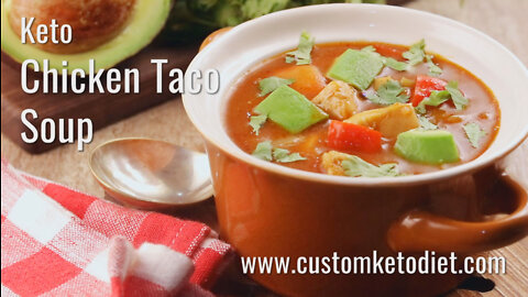 Keto Chicken Taco Soup