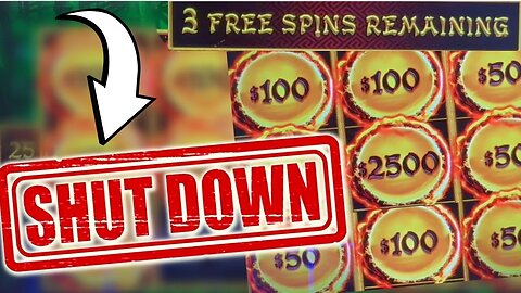 CASINO Shut Me Down AFTER This JACKPOT Hand Pay On Dragon Link!