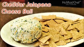 Cheddar Jalapeno Cheese Ball | Dining In With Danielle