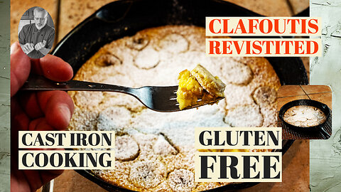 Gluten Free Clafoutis - With Almond Flour and Bananas | Chef Terry