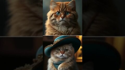 Funny & Cute Cats in a Hat Compilation #shorts 😻 #short