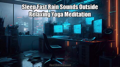 Sleep Fast Rain Sounds Outside | Relaxing Yoga Meditation
