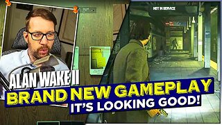 NEW Alan Wake 2 Gameplay Exclusive Preview Reaction