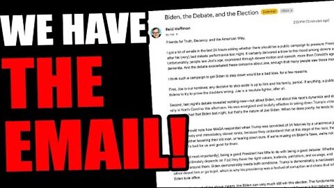 WE GOT OUR HANDS ON THE EMAIL HE SENT OUT TO HIS SUPPORTERS... YIKES!