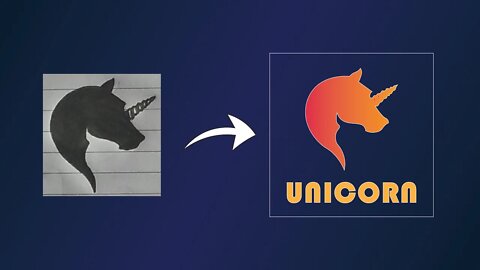 || The logo Tutorial for UNICORN || adobe illustrator tutorial || LOGO DESIGN ||