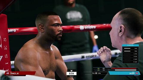 Undisputed Online Boxing Ranked Gameplay Roy Jones Jr. vs Nigel Benn (Chasing Platinum)